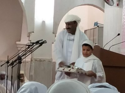 تكريم الطالب بوشيخي محمد بمناسبة احياء ذكرى ليلة القدر المباركة